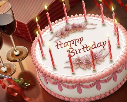 Beautiful Birthday Cakes on Happy Birthday Yuni Di