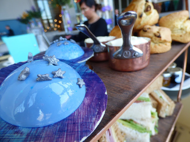 Themed London afternoon teas: Gravi-tea space-themed afternoon tea at Skylon, Southbank Centre, London