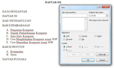 Cara Membuat Daftar Isi di Microsoft Word