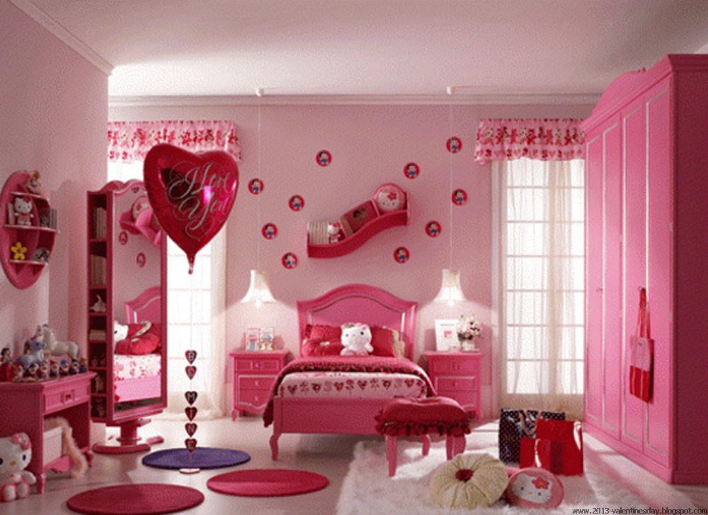 Valentine's day bed room decoration ideas 2016