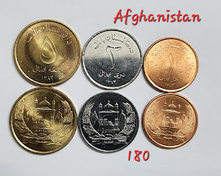 Afghanistan 3 Coins Set @ 180