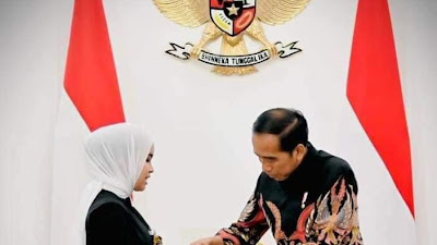 Presiden Jokowi Terima Peraih Golden Buzzer AGT 2023 Putri Ariani di Istana