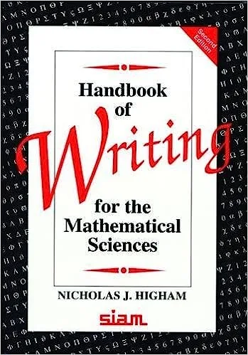 Handbook of Writing for the Mathematical Sciences 2nd Edition PDF
