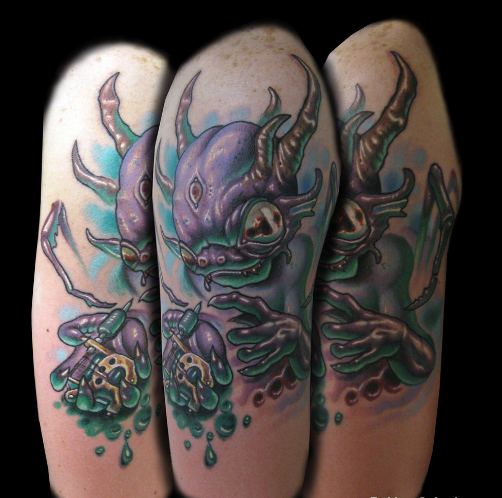 3D-Alien-Tattoo | tattoo 3D