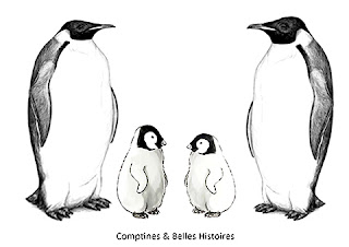 Comptine pour enfants La famille Pingouin