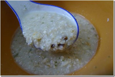 chicken oat congee