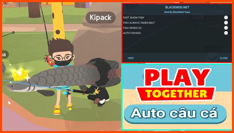 PLAY TOGETHER | MENU HACK CÂU CÁ 1.23 HIỆN CÁ NHANH, CÂU CÁ KHÔNG HỤT, CÁ KHÔNG RỈA MỒI KHÔNG KHÓA ACC