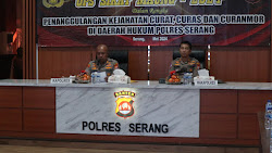 Kapolres Serang Buka Latihan Pra Operasi Pekat Maung Polres Serang Tahun 2024