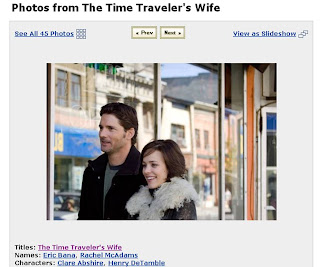 Screenshot: Photo: The Time Traveler's Wife