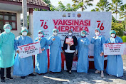 SMKN Rowokangkung Gelar Vaksinasi Merdeka Bersama Polres Lumajang
