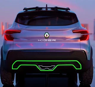 RENAULT KIGER - REAR VIEW - WHITE COLOUR