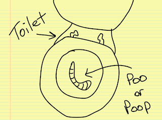 toilet with poo (or poop) in it