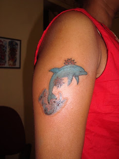 Blue Dolphin Tattoo