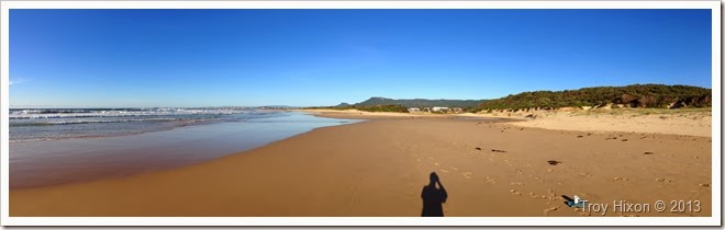 Panoramic of Corrimal Beach
