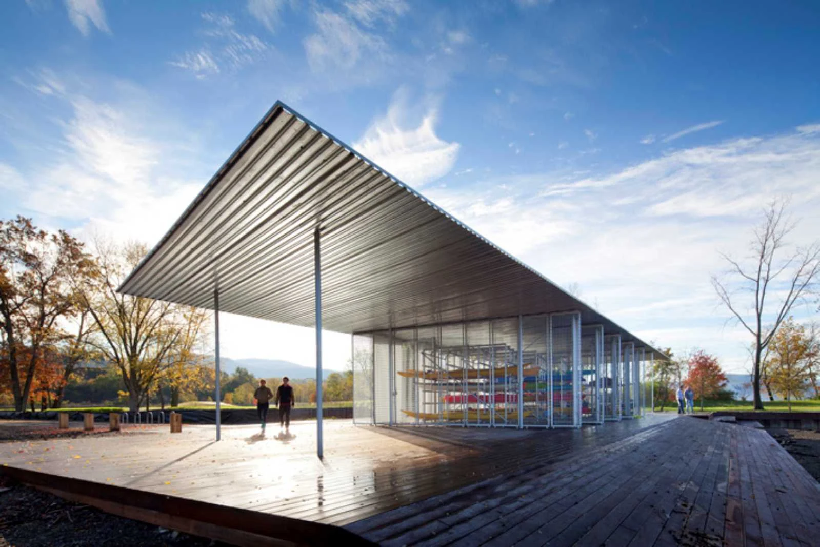 Incheon, Corea del Sud: Boat Pavilion For Long Dock Park