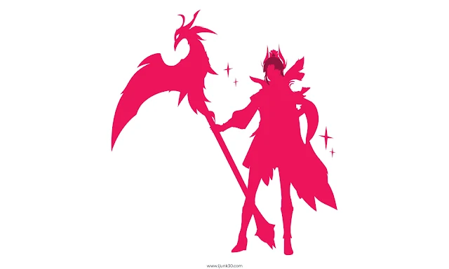 Ruby Collector Prismatic Plume Vector PNG