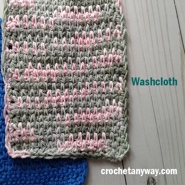 easy crochet washcloth