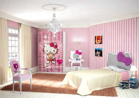 DORMITORIOS HELLO KITTY BEDROOMS via www.dormitorios.blogspot.com