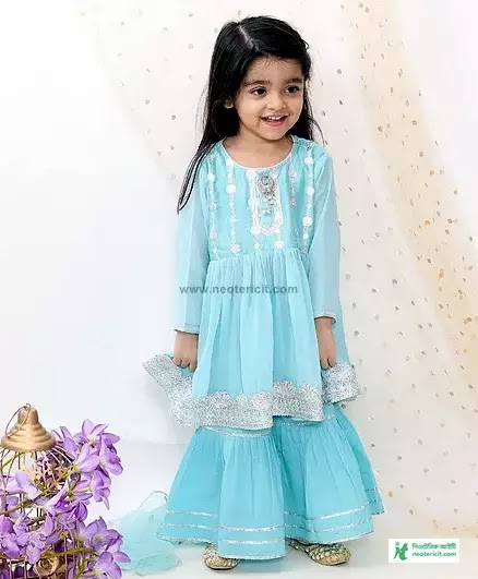 Sharara Dress Baby - Sharara Dress for Kids - Sharara Dress for Kids - Sharara Dress Collection - Sharara Dress Design - Sharara Dress Pick - sharara dress - NeotericIT.com - Image no 28