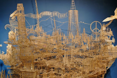 San Francisco Made of 100,000 Toothpicks Seen On  www.coolpicturegallery.us