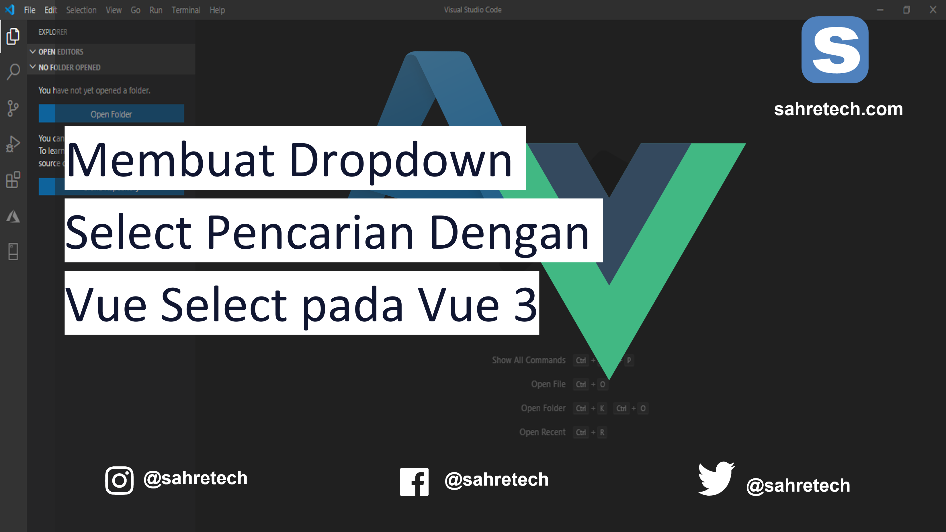 Membuat Dropdown Select Pencarian Dengan Vue Select pada Vue 3