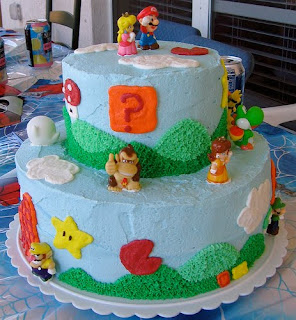 Mario Birthday Cake