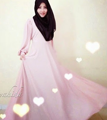 gamis warna putih