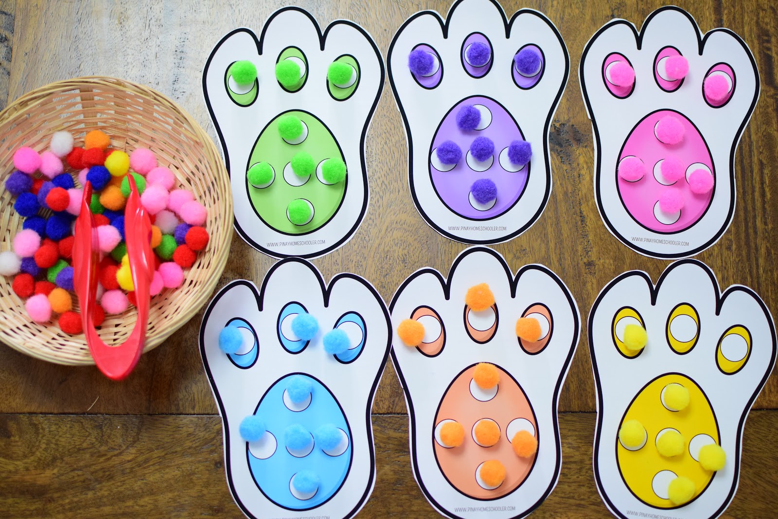 Easter Theme Unit: Easter Bunny Fine Motor Skills