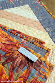 Autumn's Golden Gown - A Jelly Roll Quilt Tute by www.madebyChrissieD.com