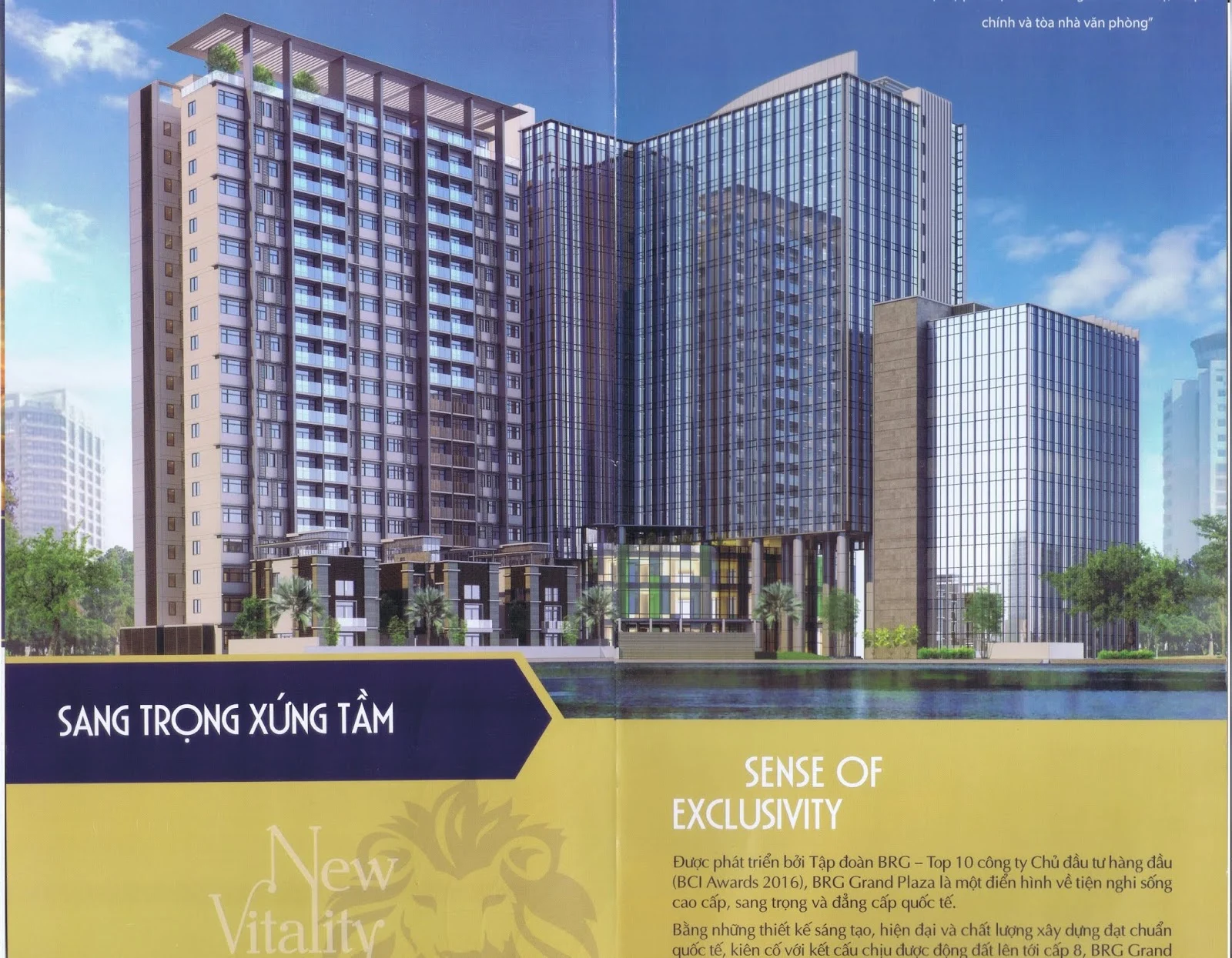 Phối cảnh BRG Grand Plaza, 16 Láng Hạ