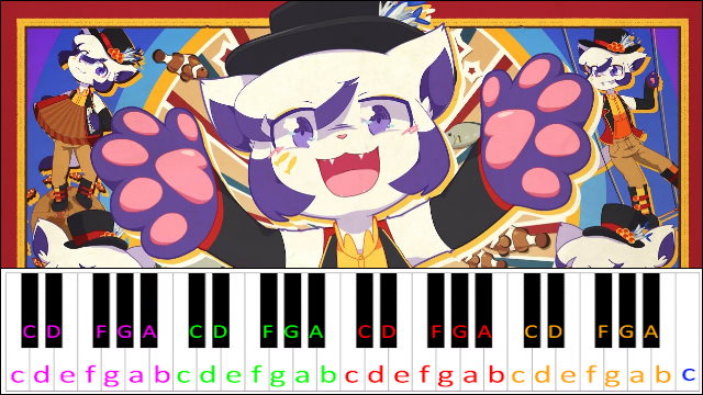 Circus Hop by Yonkagor Piano / Keyboard Easy Letter Notes for Beginners