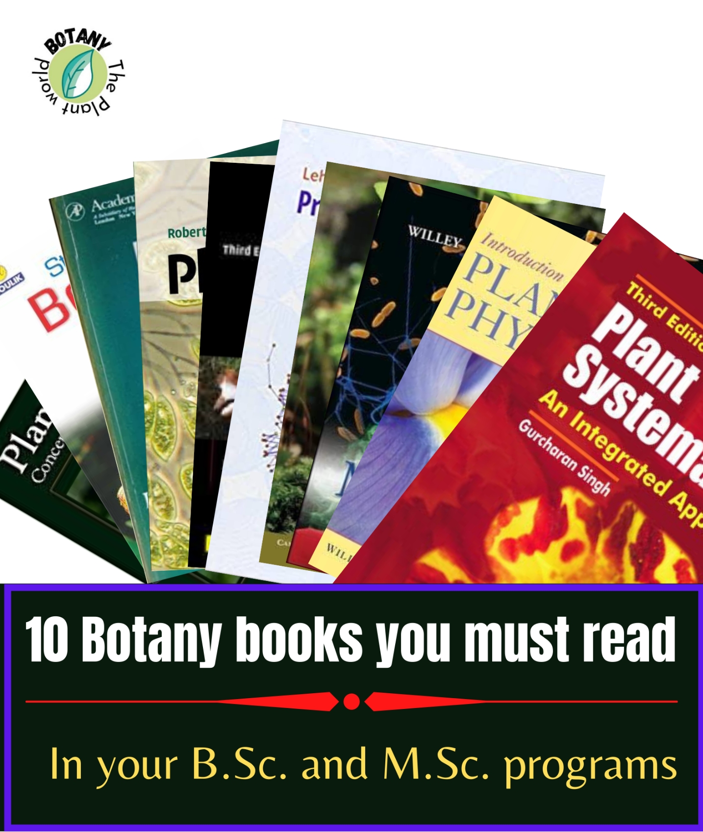 10 Botany Books You Must Read in Your BSc and MSc Programs - [Times of Botany]