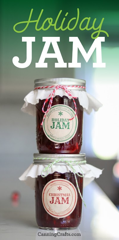 Christmas Holiday Jam Canning Recipe blog post