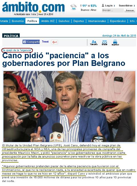 Resultado de imagen para plan belgrano cano boludo