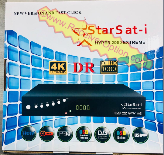 STARSAT-i HYPER 2000 EXTREME HD RECEIVER BISS KEY OPTION