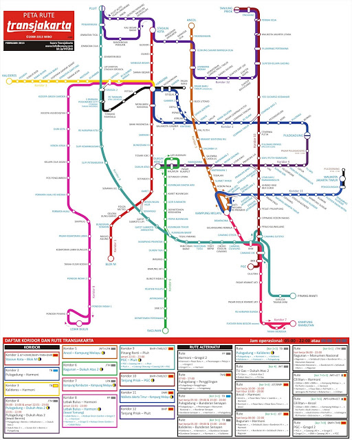 Rute Busway Jakarta Terbaru 2013 (Download) ~ Contoh Artikel