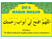 Download Do'a Masuk dan Keluar Masjid Format CDR