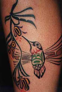 Colorful Hummingbird Tattoos Design Pictures