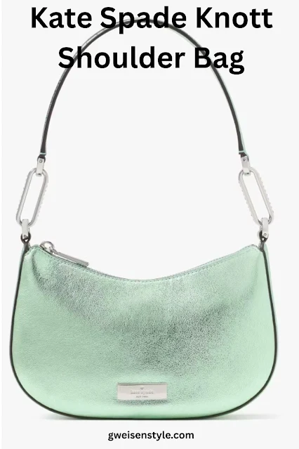 A mint green Kate Spade Shoulder Bag