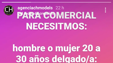 CHILE: Se busca para COMERCIAL hombre o mujer de 20 a 30 años de edad