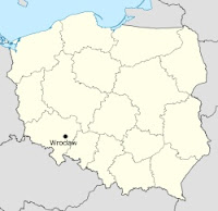 wroclaw poland map