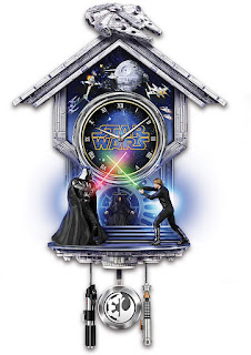 STAR WARS Sith VS Jedi Wall Clock With Light Up Lightsaber Duel And Theme Song