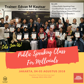 pelatihan, public speaking, edvan m kautsar, public speaking jakarta, motivator indonesia, motivator muda