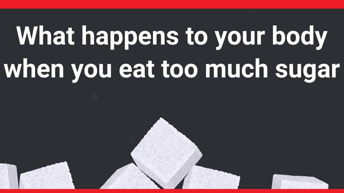 You can get diabetes from eating too much sugar