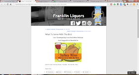 Franklin Liquors Thanksgiving suggestions