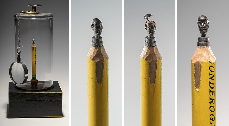 I Carved A Family Of Elephants Into A Pencil - Inside art