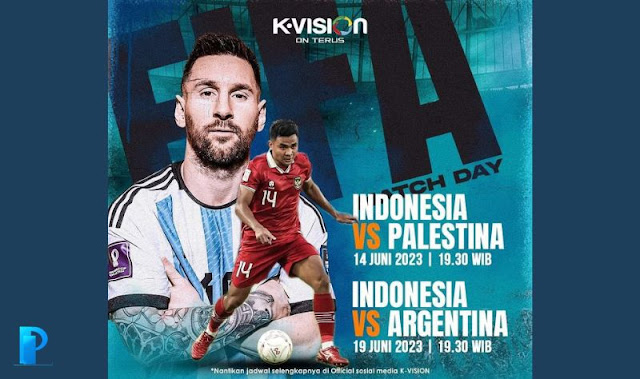 Paket K Vision untuk Nonton Indonesia vs Palestina dan Argentina