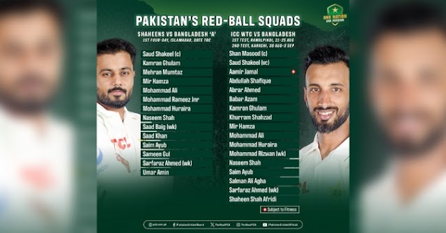 Pakistan Squad Announced for Bangladesh Test Series: A New Era Begins