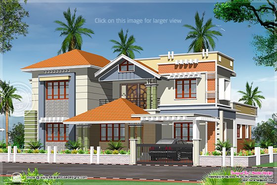 3132 sq-ft Luxury house