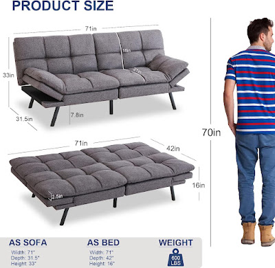 Folding Futon Sleeper Couch Design